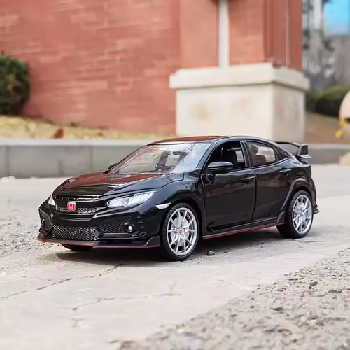 1:24 Honda Civic Type-R Diecast Model Car – Pullback Action