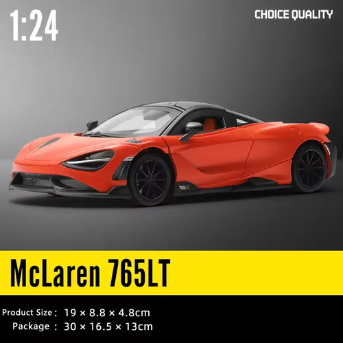 McLaren 765LT Diecast Model Car – Lights & Sound Collector Edition