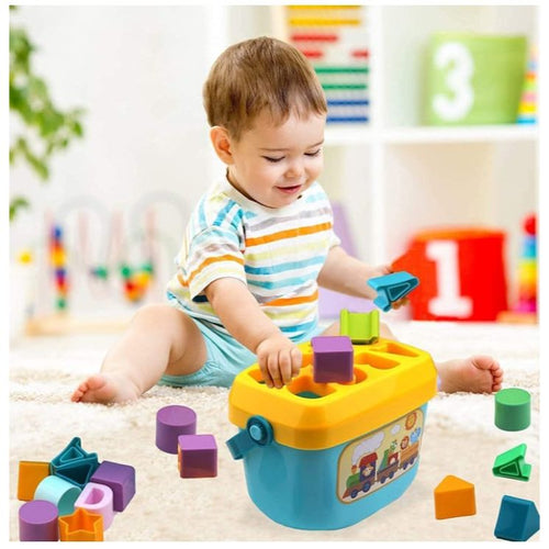 Shape Sorting Bucket Toy for Kids – Toddler Learning Game