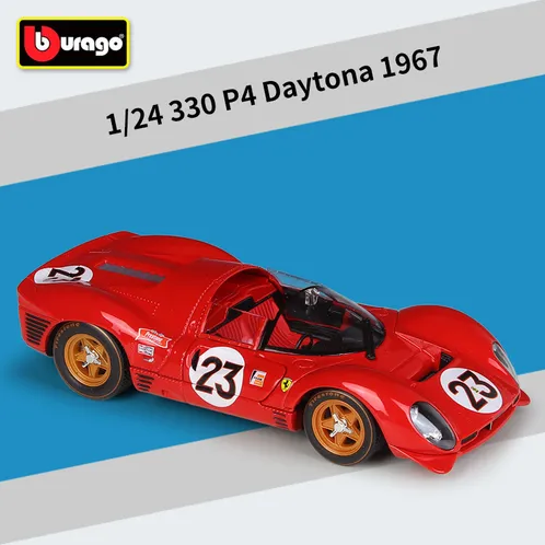 Bburago 1:24 Ferrari 330 P4 Daytona 1967 Diecast Model Car