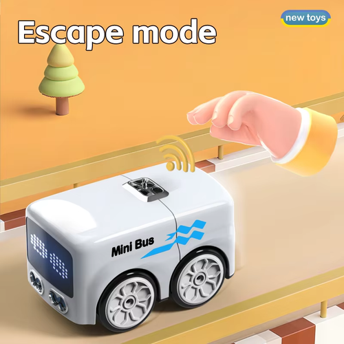 2.4GHz 5-in-1 RC Mini Bus Toy | Magic Induction, Dodge & Ball Following Modes