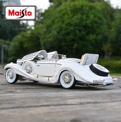 Maisto 1:18 Mercedes-Benz 500K Special Roadster – White