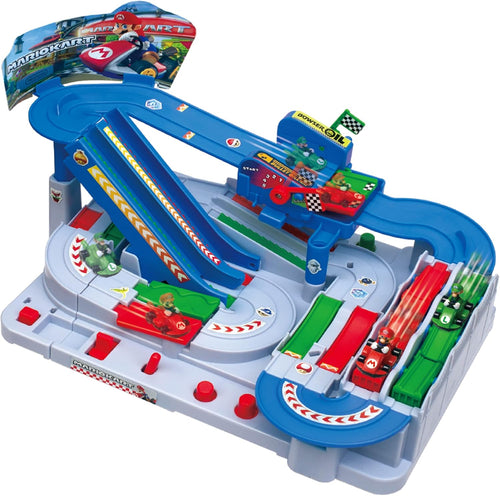 Super Mario Race Course DIY Set – 2-Player Obstacle Playset with Figurines