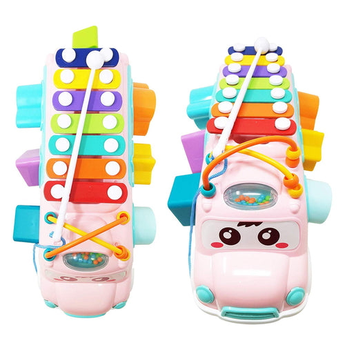 Melody Maker Xylophone Bus – Toddler Musical Toy with Mallets