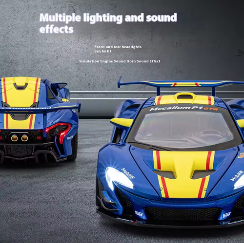 McLaren P1 1:22 Diecast Model Car – Lights, Sound & Steering