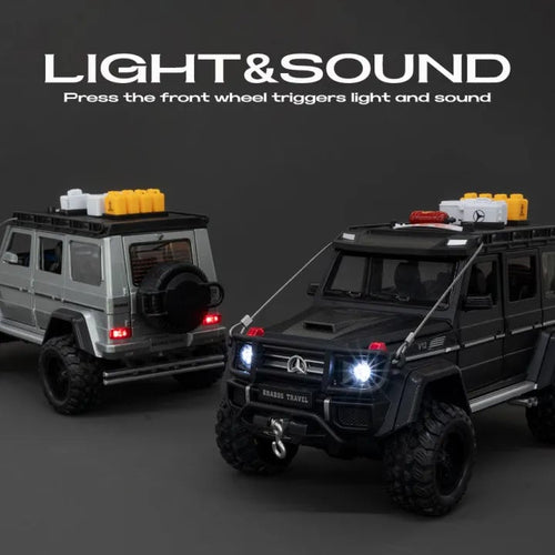 Mercedes Brabus G550 4x4 1:24 Diecast Model Car – Lights & Sound