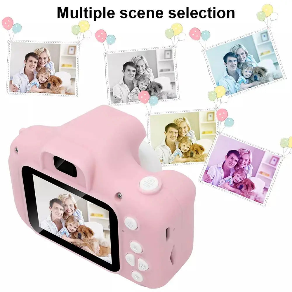 Children Digital Camera Box Contents USB Rechargeable 32GB MicroSD