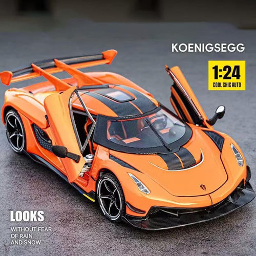 1:24 Diecast Koenigsegg Jesko Sports Model Car – Collector Edition