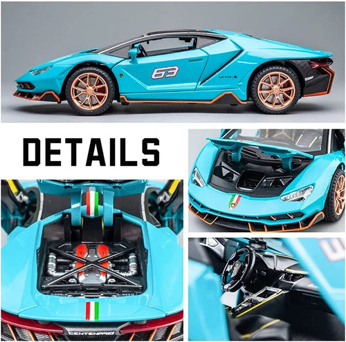 Lamborghini Centenario LP770-4 1:24 Diecast Car β Lights & Sound