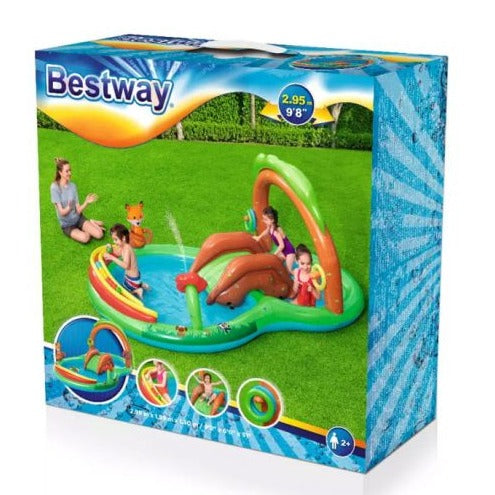 BESTWAY Friendly Wood Play Centre Pool 9.8ft | Kids Pool