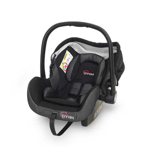 Baby Carry Cot & Car Seat – Black, Wide Seat