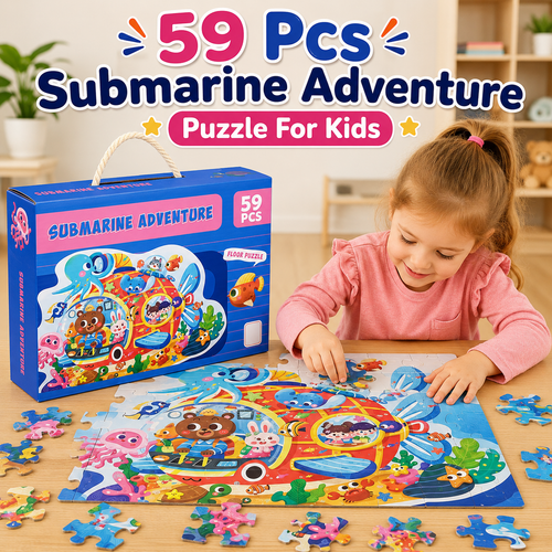 59 Pcs Submarine Adventure Floor Puzzle for Kids