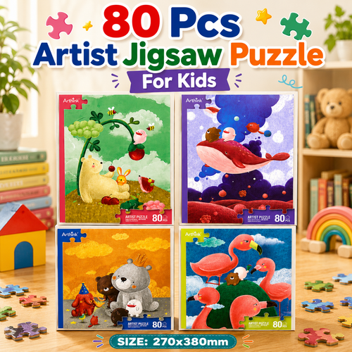 80 Pcs Artist Jigsaw Puzzle for Kids