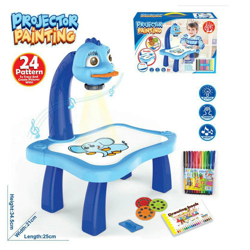 Drawing Projector Table for Kids with Light & Music