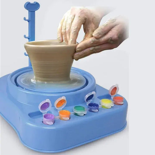 Pottery Painting Machine – Spin & Paint Craft Toy for Kids