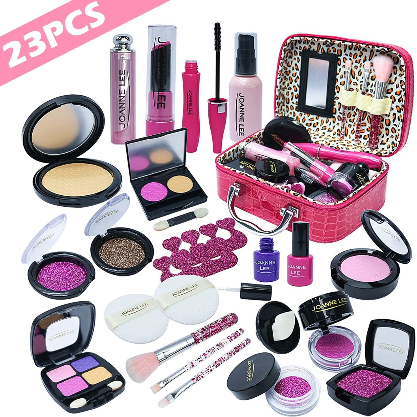 Girls 23-Piece Pretend Play Cosmetic Makeup Case Beauty Kit Pakistan