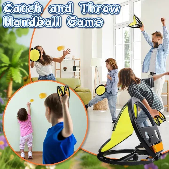 Catch & Throw Ball Game - family playing