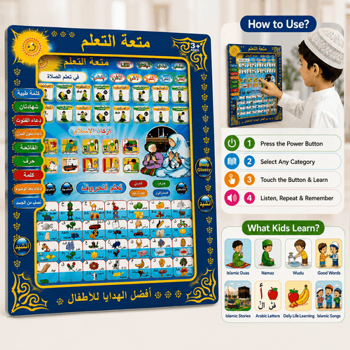 Arabic Educational Tablet Pad for Kids