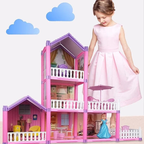 Barbie Dream Castle Doll House β 162-Piece Play Set
