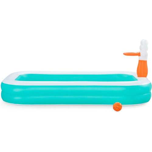 Basketball Dunk n' Splash Family Pool 8ft 3in x 5ft 6in x 3ft 4in | Inflatable Play Pool