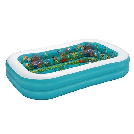 BESTWAY 3D Adventure Kids Pool 8ft 7in x 5ft 9in x 1ft 8in | Inflatable Splash Pool