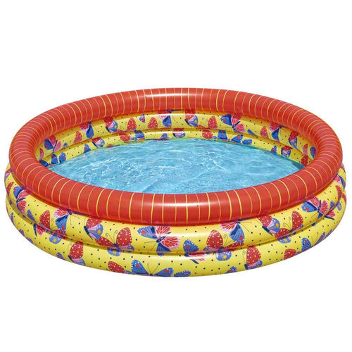BESTWAY Butterfly Kids Swimming Pool 5ft 6in x 1ft 3in | Inflatable Splash Pool