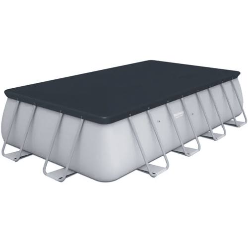 BESTWAY Rectangular Above Ground Pool 16ft x 8ft x 4ft | Family Swimming Pool