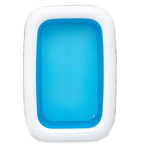 BESTWAY Happy Flora Rectangular Kids Pool 7ft 6in x 5ft x 1ft 10in | Inflatable Splash Pool