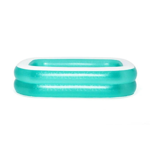 BESTWAY Inflatable Rectangular Family Pool 6ft 7in x 4ft 9.5in | Large Splash Pool