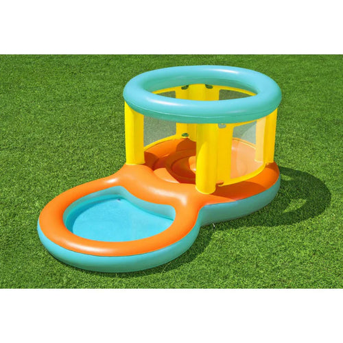 BESTWAY Jumping Bouncer & Paddling Pool 7ft 10in x 4ft 8in x 3ft 4in | Inflatable Play Pool