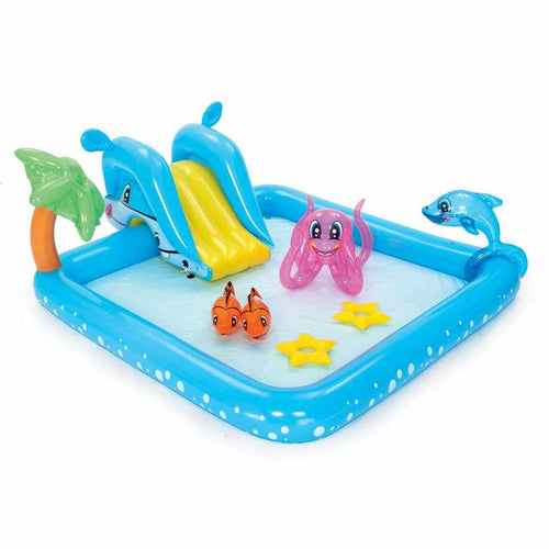 BESTWAY Kids Aquarium Pool Centre 7ft 10in x 6ft 9in x 2ft 10in | Inflatable Water Play Center