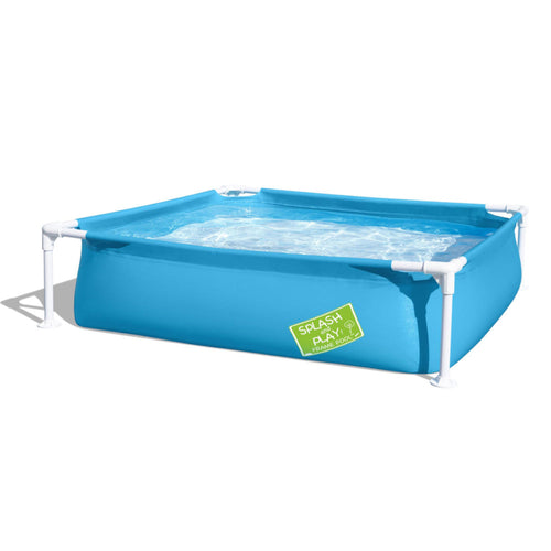 BESTWAY Kids Frame Pool 4ft x 4ft x 1ft | Durable Splash Play Pool