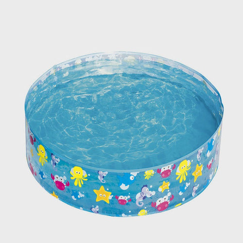 BESTWAY Sea Kids Pool No Air 4ft x 10in | Rigid Paddling Pool