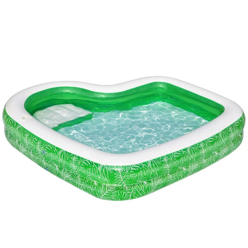 BESTWAY Tropical Family Paradise Pool 7ft 7in x 7ft 7in x 1ft 8in | Inflatable Family Pool