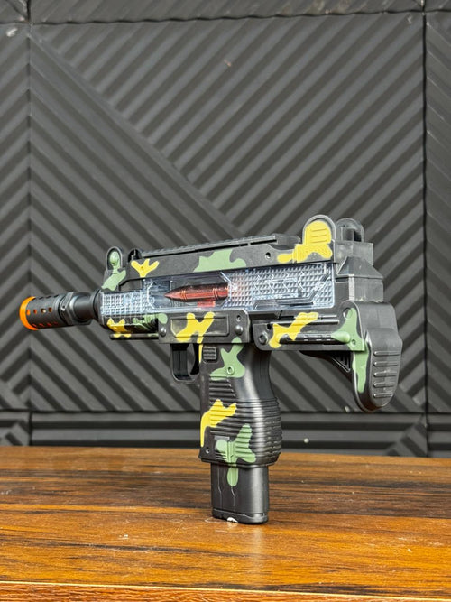 Camouflage Light & Sound Toy Gun β Battery Operated Kids Action Toy
