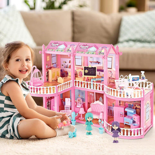 Castle Dream Home DIY Doll House β 150-Piece Castle Playset