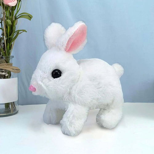 Cute Walking Bunny Toy with Squeaky Sounds