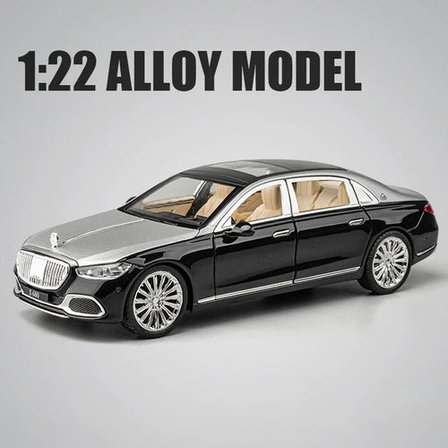 1:22 Diecast Mercedes Maybach S680 β Pullback with LED Lights & Sound