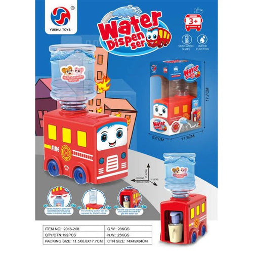 Kids Fire Truck Water Dispenser Toy – Fun Hydration Playset