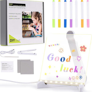 DIY Acrylic Luminescent Handwriting Lamp with LED Glow Board
