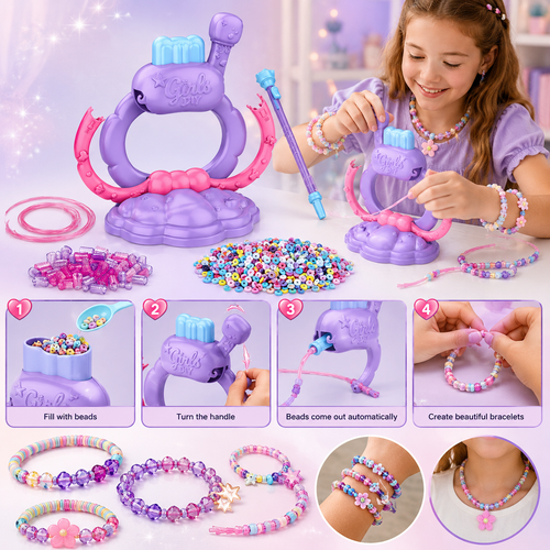 DIY Bracelet Making Machine Bead Kit for Kids