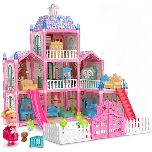 Doll House Role Play Set with Lighting Effects β 191 Pieces