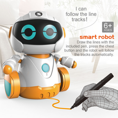 Electronic Line Following Robot Toy – Draw & Trace STEM Toy