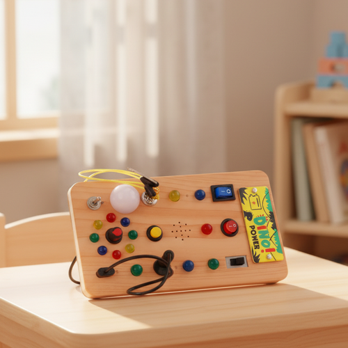 Electrical Concept Montessori LED Busy Board for Kids