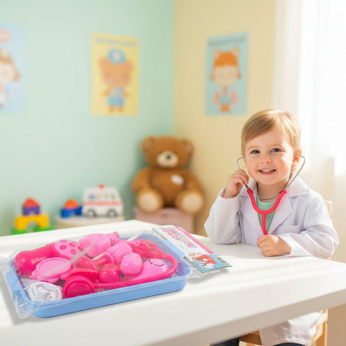 Doctor Play Toy Set for Kids – Pretend Medical Tray Kit