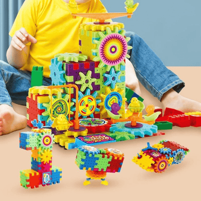 Electric Building Block Gear Toy (53/83 Pcs)