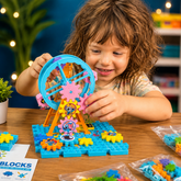 Electric Gear Building Blocks (42 Pcs) – STEM Learning Toy for Kids