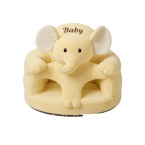 Elephant Baby Sofa Seater | Soft Plush Support Chair for Babies