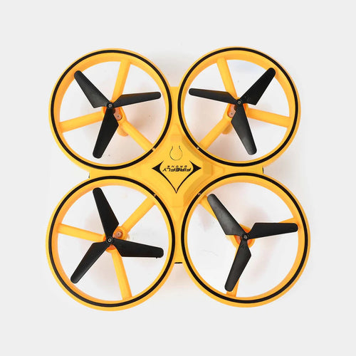Flash Induction Drone β Hand Gesture & RC Control with LED Flash Lights