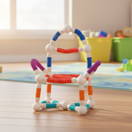 Flexible Magnetic Tube Building Blocks β 26 Piece STEM Construction Toy (XC-F1)